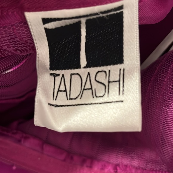 Tadashi Silk halter style long gown size 10 - Picture 2 of 6